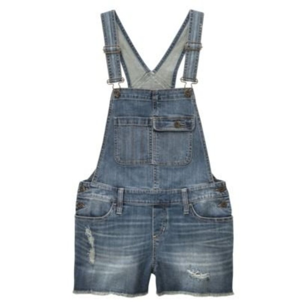 Mossimo OVERALL shorts denim coveralls suspender M